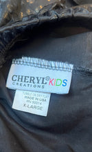 Cheryl Creations Kids black animal ruffle skirt XL(16)