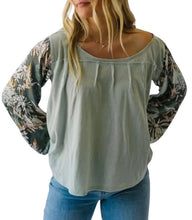 Free People women’s Picking Petals floral sleeve top XS NEW