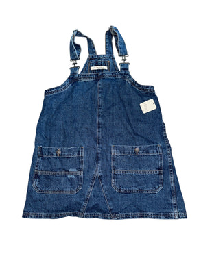 Free People women’s denim overall smock dress XS NEW