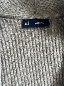 Gap CashSoft women’s shaker stitch sweater cardigan M