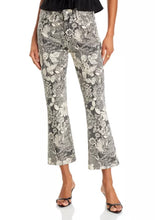 Mother Superior women’s Hustler ankle flare jeans in The Devil May Care French Fairytale floral 25