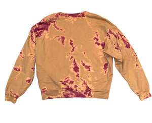 Mother women’s Clairvoyance tie dye drop square sweatshirt S