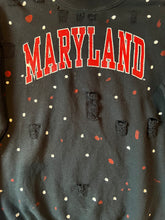 Gildan big girls distressed Maryland splatter sweatshirt XL(16)
