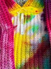 Free People women’s tie dye open sweater cardigan S