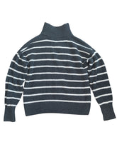 Faherty women’s Mariner striped 1/4 zip sweater XS