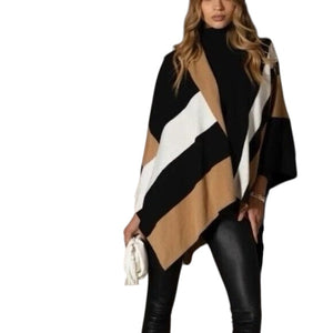 Parrish LA women’s Stevie open poncho sweater ONE SIZE