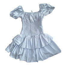 Katie J NYC tween girls Ellie puff sleeve smocked dress L(12)
