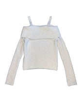 Abercrombie Kids girls cold shoulder sweater 9-10