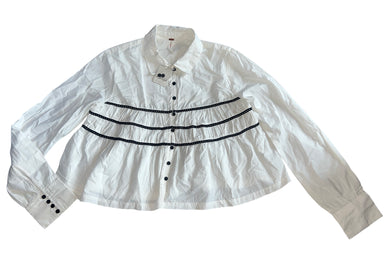 Free People women’s Lace Lovers button up blouse XS NEW