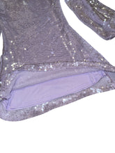 GB girls sequin long sleeve shift dress S(7)