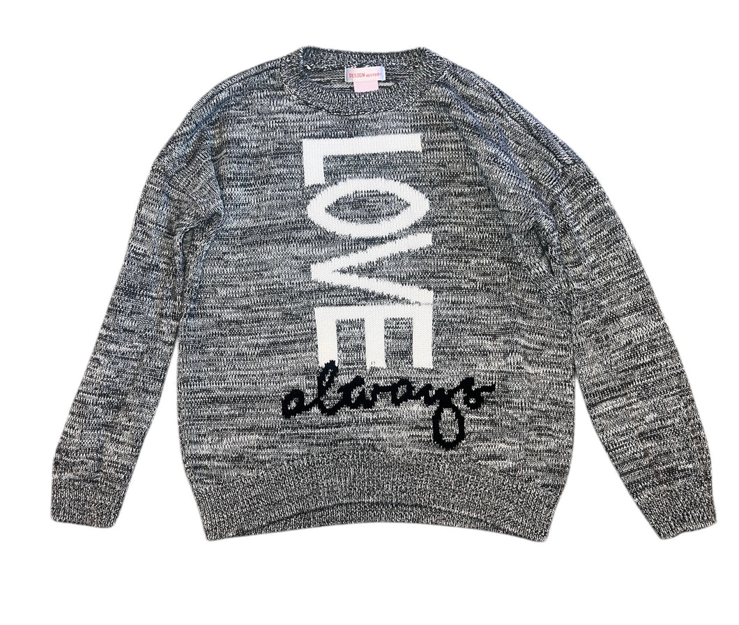 Design History girls Love Always sweater S(7-8)