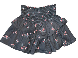 Tweenstyle By Stoopher girl floral smocked mini skirt 5