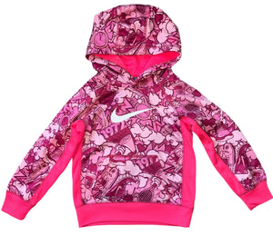 Nike girls graffiti print Therma-fit hoodie 4