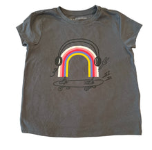 Rockets of Awesome girls rainbow skater graphic tee 6