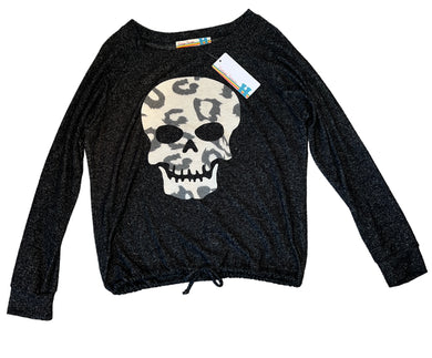 Vintage Havana girls hacci knit skull top L(14) NEW