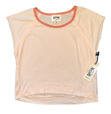 Nation by Jen Menchaca women’s hi low muscle ringer tee S NEW