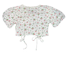 Katie J NYC juniors Alyssa floral cropped top S