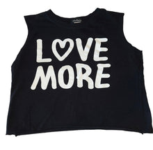 Miss Popular girls Love More cropped muscle tank top 14-16