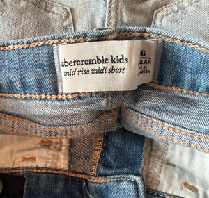 Abercrombie kids 2025 jean shorts