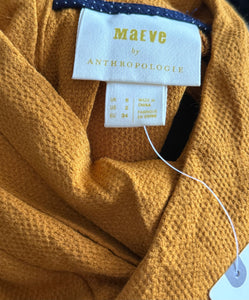 Maeve by Anthropologie women’s twisted button back tank 2 NEW
