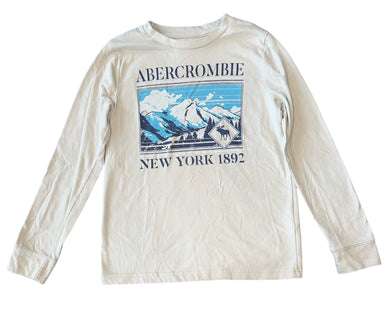 Abercrombie boys New York 1892 graphic long sleeve top 9-10