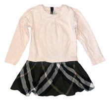 Burberry girls long sleeve dress 6Y