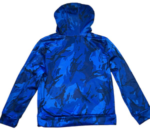 Adidas boys fleece lined camouflage active hoodie M(10-12)