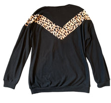 Little Mass girls hacci knit leopard chevron tunic sweater 8 NEW