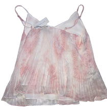 Sugar + Lips women’s pleated tie dye cami blouse S NEW