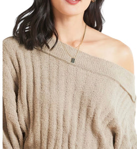 Free People women’s Cabin Fever pullover sweater in Atmosphere XS NEW