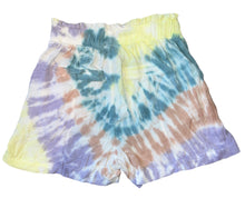 Chaser Brand women’s Heirloom woven tie dye paperbag shorts XS