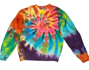 Gildan Heavy Blend girls custom tie dye sweatshirt S(6-8)