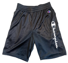 Champion boys script logo mesh active shorts M