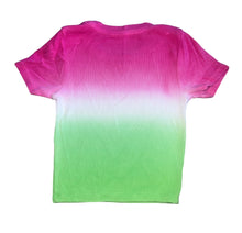 Katie J NYC Livi tween girls ribbed dip dye cropped tee S(7-8)