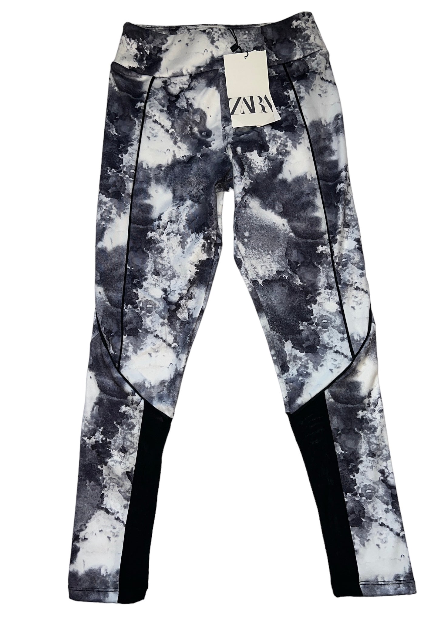 Zara girls tie dye mesh panel workout leggings 9 NEW – Makenna's