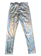 Rockets of Awesome girls metallic silver leggings 8