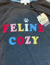 PJ Salvage women’s Feline Cozy pullover sweater top S NEW