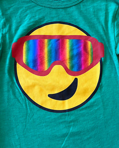 Crewcuts boys rainbow shades emoji graphic top 4-5