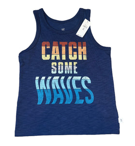Gap boys Catch Some Waves graphic tank top XS(4-5) NEW
