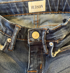 Hudson little girls distressed Kelu skinny jeans 4