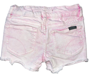 Joe’s Jeans girls pink bleached cutoff jean shorts 6