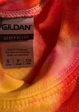 Gildan Heavy Blend girls custom tie dye sweatshirt S(6-8)