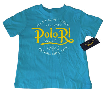 Ralph Lauren Polo toddler boys logo tee 2/2T NEW