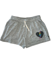 Pixie Lane girls neon bolt heart drawstring shorts 11-12