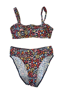 Summersalt women’s 2pc Oasis multicolor leopard bikini size 2