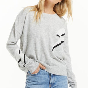 Z Supply women’s Larissa cropped bolt sweater M