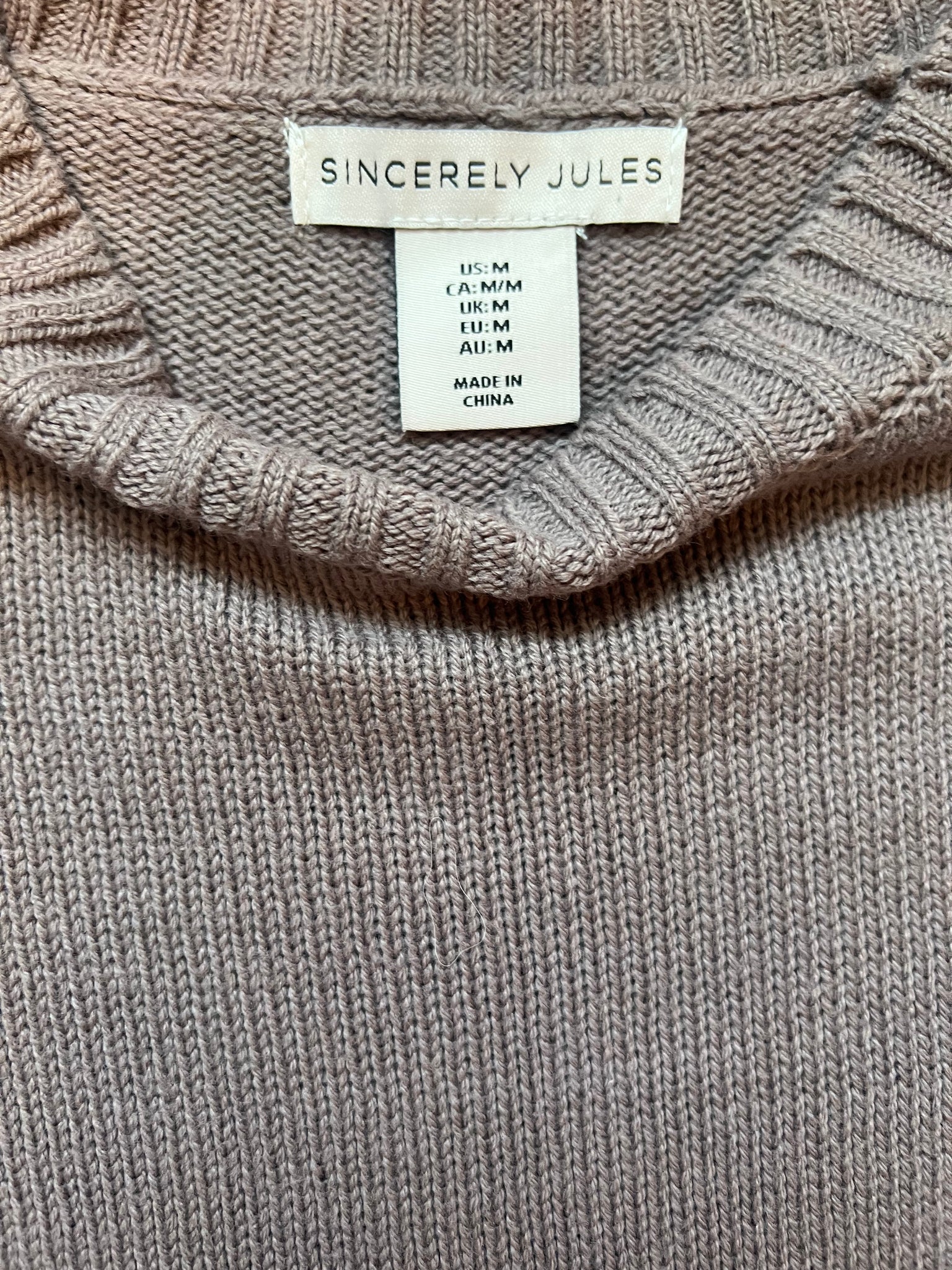 Sincerely Jules juniors women s cropped skull sweater M