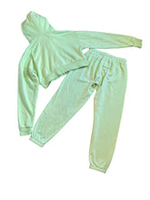 Katie J NYC junior 2pc lime green Dylan sweatsuit S