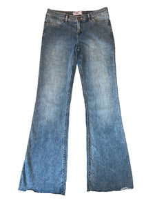 Abercrombie kids girls low rise flare jeans 15-16