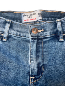 Abercrombie kids girls low rise flare jeans 15-16